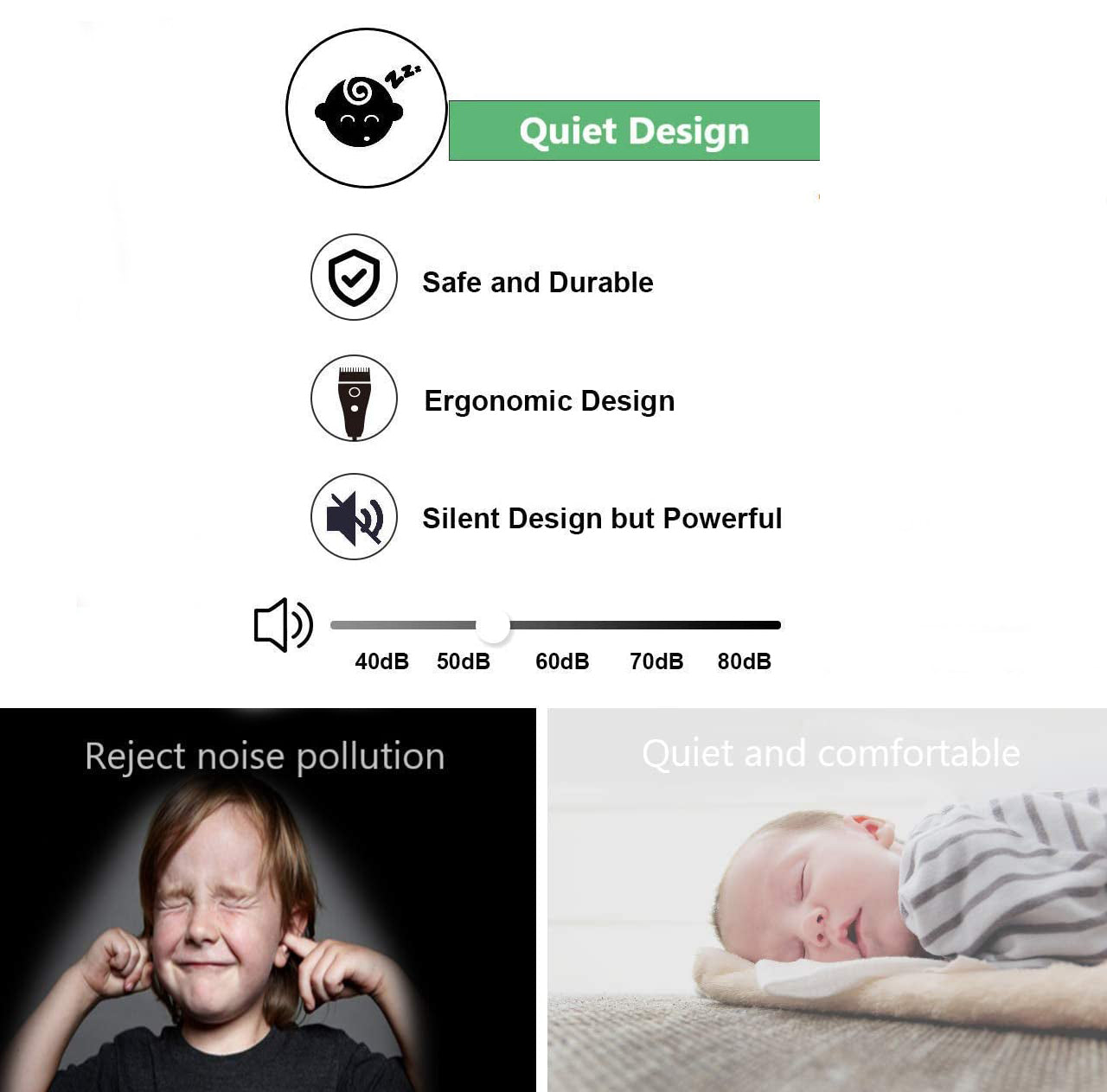 Professional Hair Clipper Rechargeable