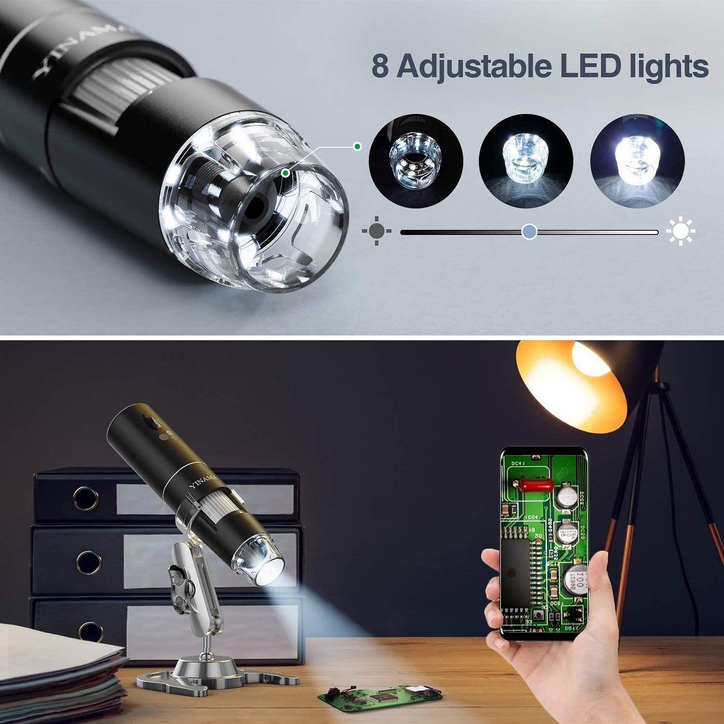 Digital LED Microscope 50x to 1000x