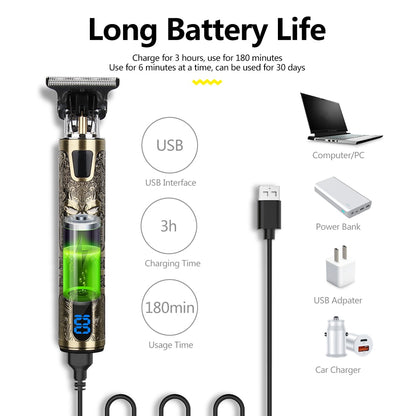 Rechargeable Hair Clipper Cordless