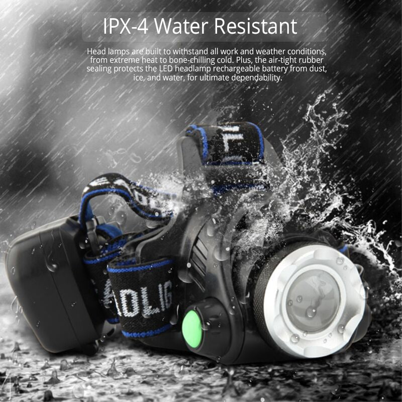 Head Torch - Waterproof Rechargeable LED