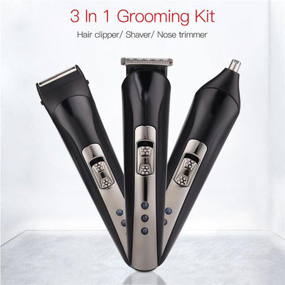 Rechargeable 3 In 1 Hair Clipper